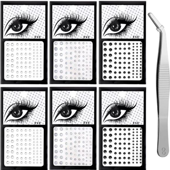 Face Gem Eye Body Jewels Crystal Self-Adhesive Rhinestone - Picture 5 of 6